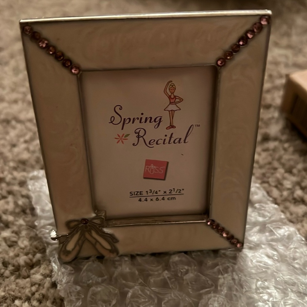 Spring recital picture frame